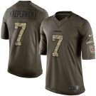 Men's San Francisco 49ers 7# Colin Kaepernick Olive Stitched Jersey