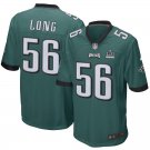Men's Eagles 56# Chris Long Limited Green Super Bowl LII Stitched Jersey