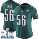Women's Eagles 56# Chris Long Limited Green Super Bowl LII Stitched Jersey