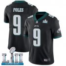 Men's Eagles 9# Nick Foles Limited Black Super Bowl LII Stitched Jersey