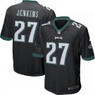 Men's Eagles #27 Malcolm Jenkins Game Black Stitched Jersey
