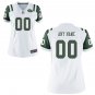 Women's York Jets Custom Name And Number Game Limite White Stitched Jersey