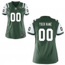 Women's York Jets Custom Name And Number Game Limite Green Stitched Jersey