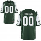 Men's York Jets Custom Name And Number Game Limite Green Stitched Jersey