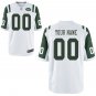Men's York Jets Custom Name And Number Game Limite White Stitched Jersey