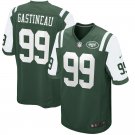 Men's York Jets 99# Mark Gastineau Game Green Stitched Jersey