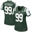 Women's York Jets 99# Mark Gastineau Game Green Stitched Jersey