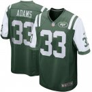 Men's York Jets 33# Jamal Adams Game Green Stitched Jersey
