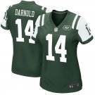 Women's York Jets 14# Sam Darnold Game Green Stitched Jersey