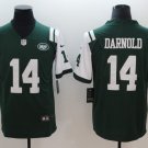 Men's York Jets 14# Sam Darnold Limited Green Stitched Jersey