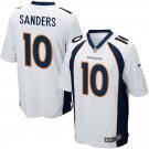 Men's Denver Broncos 10# Emmanuel Sanders Game White Stitched Jersey