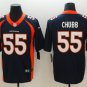 Men's Denver Broncos 55# Bradley Chubb Limited Navy Stitched Jersey