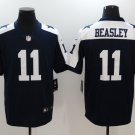Men's Dallas Cowboys 11# Cole Beasley Limited Navy Stitched Jersey