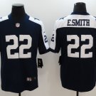 Men's Dallas Cowboys 22# Emmitt Smith Limited Navy Blue Stitched Jersey