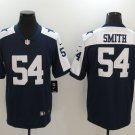 Men's Dallas Cowboys 54# Jaylon Smith Limited Navy Stitched Jersey