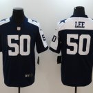 Men's Dallas Cowboys 50# Sean Lee Limited Navy Blue Stitched Jersey