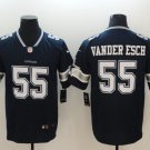 Men's Dallas Cowboys 55# Leighton Vander Esch Limited Navy Stitched Jersey