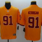 Men's Washington Redskins 91# Ryan Kerrigan Limited Orange Stitched Jersey