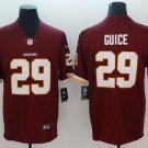 Men's Washington Redskins 29# Derrius Guice Limited Red Burgundy Stitched Jersey