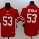 Men's San Francisco 49ers 53# NaVorro Bowman Limited Red Stitched Jersey