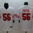 Men's San Francisco 49ers 56# Reuben Foster Limited White Stitched Jersey