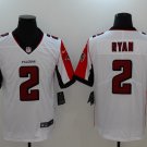 Men's Atlanta Falcons 2# Matt Ryan Limited White Stitched Jersey