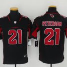 Men's Arizona Cardinals 21# Patrick Peterson Limited Black Stitched Jersey