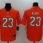 Mens Miami Dolphins 23# Jay Ajayi Limited Orange Stitched Jersey