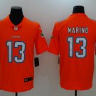 Mens Miami Dolphins 13# Dan Marino Limited Orange Stitched Jersey