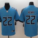 Men's Tennessee Titans 22# Derrick Henry Limited Blue Stitched Jersey
