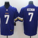 Men's Minnesota Vikings 7# Case Keenum Limited Purple Stitched Jersey