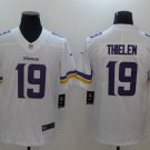 Men's Minnesota Vikings 19# Adam Thielen Limited White Stitched Jersey