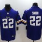 Men's Minnesota Vikings 22# Harrison Smith Limited Purple Stitched Jersey