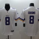 Men's Minnesota Vikings 8# Kirk Cousins Limited White Stitched Jersey
