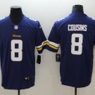 Men's Minnesota Vikings 8# Kirk Cousins Limited Purple Stitched Jersey