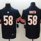 Men's Chicago Bears 58# Roquan Smith Limited Navy Stitched Jersey