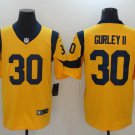 Men's Los Angeles Rams 30# Todd Gurley Limited Yellow Stitched Jersey