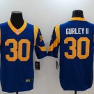Men's Los Angeles Rams 30# Todd Gurley Limited Blue Stitched Jersey