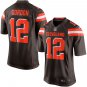 Men's Cleveland Browns 12# Josh Gordon Brown Limited Stitched Jersey