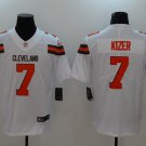 Men's Cleveland Browns 7# DeShone Kizer Limited White Stitched Jersey
