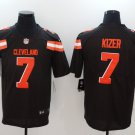 Men's Cleveland Browns 7# DeShone Kizer Limited Brown Stitched Jersey