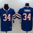 Men's Buffalo Bills 34# Thurman Thomas Limited Blue Stitched Jersey