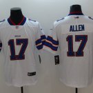Men's Buffalo Bills 17# Josh Allen Limited White Stitched Jersey