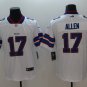 Men's Buffalo Bills 17# Josh Allen Limited White Stitched Jersey