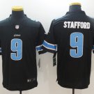 Men's Detroit Lions 9# Matthew Stafford Limited Black Stitched Jersey