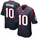 Men's Houston Texans 10# DeAndre Hopkins Game Navy Stitched Jersey