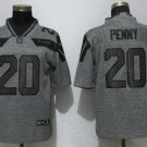 Men's Seattle Seahawks 20# Rashaad Penny Game Gray Stitched Jersey