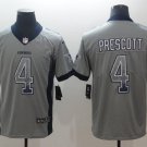 Men's Dallas Cowboys 4# Dak Prescott Limited Gray Stitched Jersey