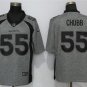 Men's Denver Broncos 55# Bradley Chubb Limited Gray Stitched Jersey