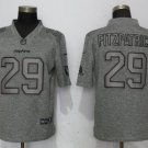 Men's Miami Dolphins 29# Minkah Fitzpatrick Limited Gray Stitched Jersey
